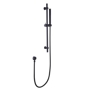 1-Handle Waterfall Shower Faucet in Matte Black