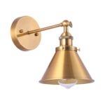 1-Light Rhem Brass Wall Sconce Light - Image 2