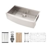 33*21*9 Inch Kitchen Sink Silver Single Bowl Kitchen Sink