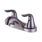 4 in. Centerset Double Handle Bathroom Faucet