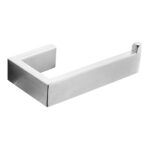 4-Piece Silver Mirror Polish Bathroom Hardware Set in Stainless Steel