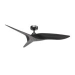 52" Punjab Industrial DC Motor Downrod Mount Reversible Ceiling Fan with Remote Control - Image 2