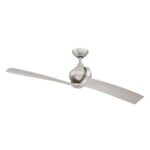 54" Shellcove Industrial DC Motor Downrod Mount Reversible Ceiling Fan with Remote Control