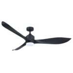 66" Misael Propeller Industrial DC Motor Ceiling Fan with LED Lighting