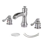 8 in. Widespread 2-Handle Bathroom Faucet with Pop-up Drain Assembly