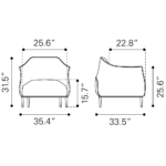 Bedroom Living Room Chair - Image 11