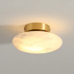Alabaster Oval Ceiling Lamp - Image 2