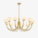 Aurelian Alabaster Globe Chandelier