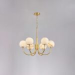 Aurelian Alabaster Globe Chandelier - Image 2
