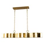 5-Light Golden Modern Dry Rated Pendant Lighitng