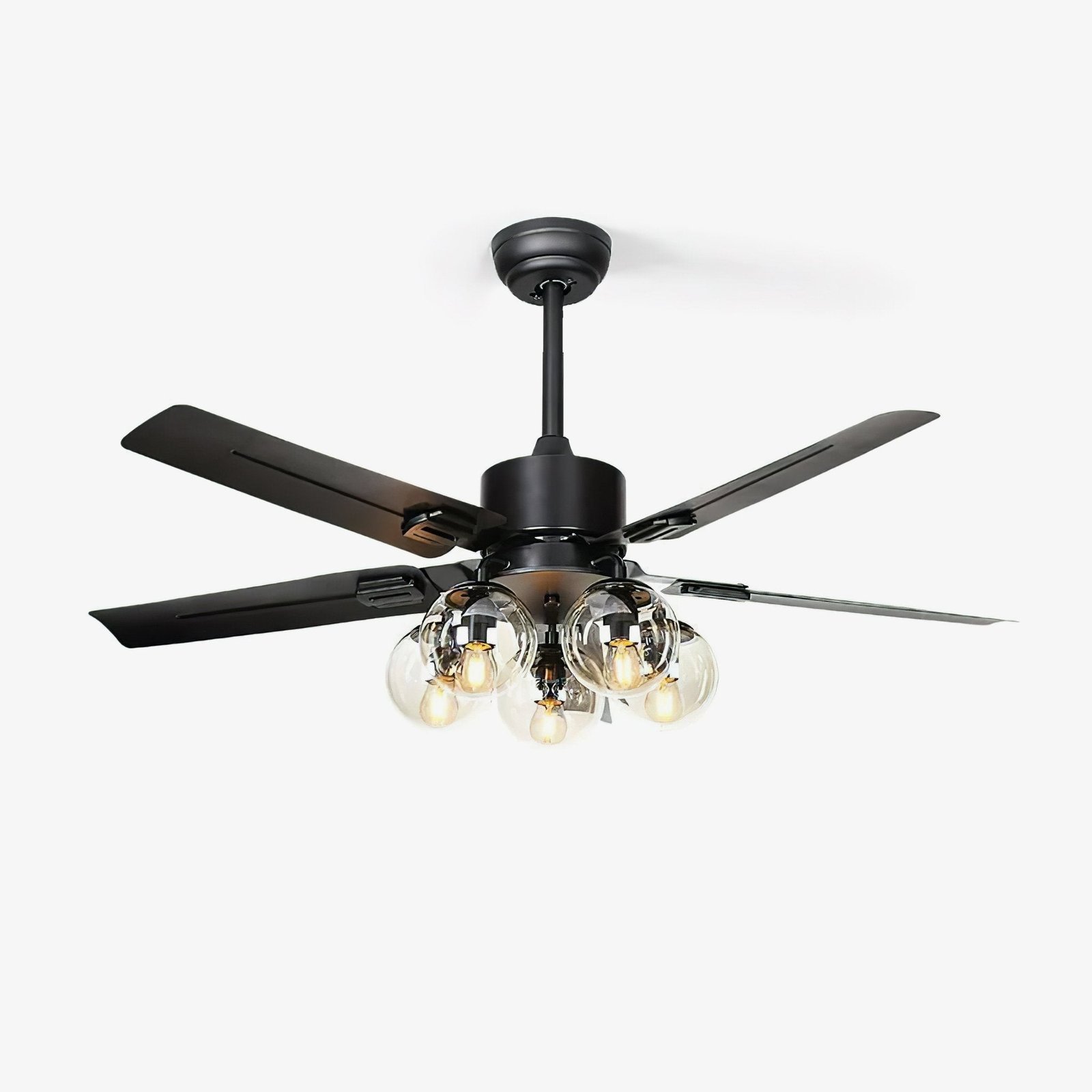 Black Vintage Ceiling Fan - Image 1
