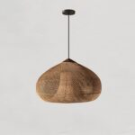 Braided Rattan Pendant Lamp - Image 2