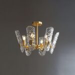Brass Central Chandelier - Image 2