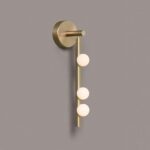 Brass Glass Tube Wall Lamp - Image 2