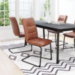 Dining Chair | Brown Black - Image 2