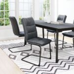 Dining Chair | Black Faux Leather | Inside - Image 2