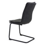 Dining Chair | Black Faux Leather | Inside - Image 7