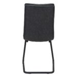 Dining Chair | Black Faux Leather | Inside - Image 6