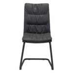 Dining Chair | Black Faux Leather | Inside - Image 5