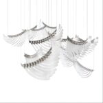 Bird Feather Wings Chandelier - Image 2
