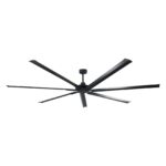 84 Inch 100 Inch Industrial Downrod Mount Ceiling Fan with Remote Control - Image 2