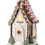 Lighted A Frame Christmas Gingerbread House Decoration