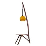 Arc Wood Hanging Floor Lamp - Image 2