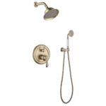 Bathroom Concealed Two Handles Two-Function Shower Set With Rough In Valve
