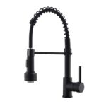 Black Kitchen Faucets Pull Down Sprayer