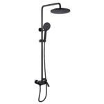 Black or Golden Exposed Bathroom Shower Set