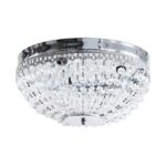 14" Erhard 3-Light Chrome Flush Mount Light